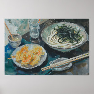 Soba Noodles and Shrimp  Poster