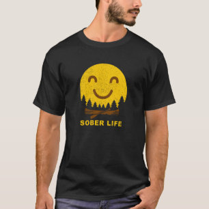 Sober Anniversary Canoe Sober Life For Aa Na And R T-Shirt