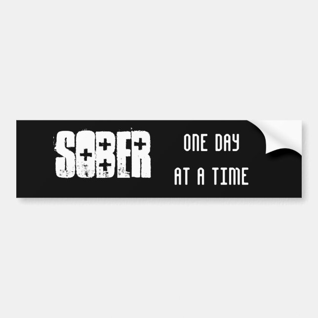 sober bumper sticker (Front)