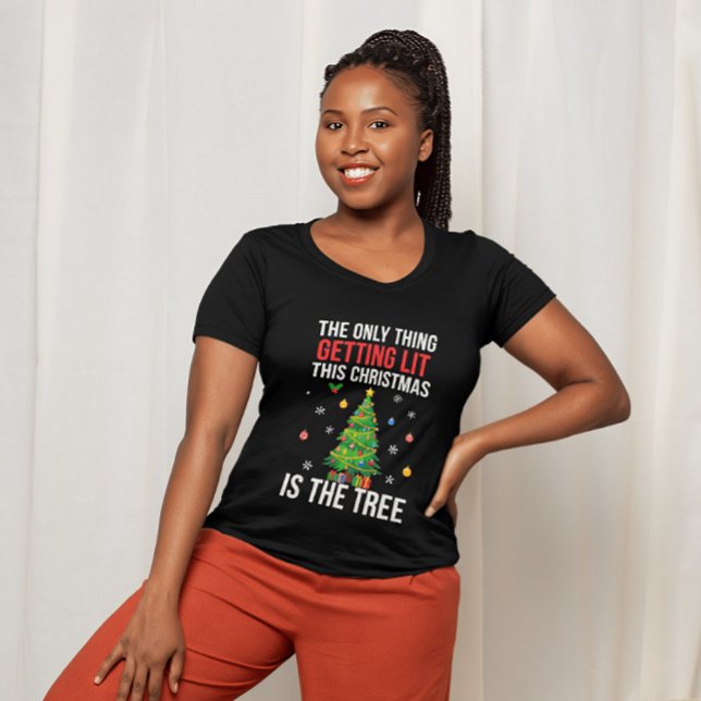 Sober christmas womens T-Shirt (Creator Uploaded)