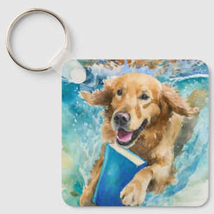 Sober Dog w/ Big Book AA Prayer CUSTOM Key Ring