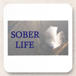 Sober life Plume Coaster