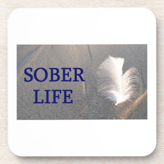 Sober life Plume Coaster