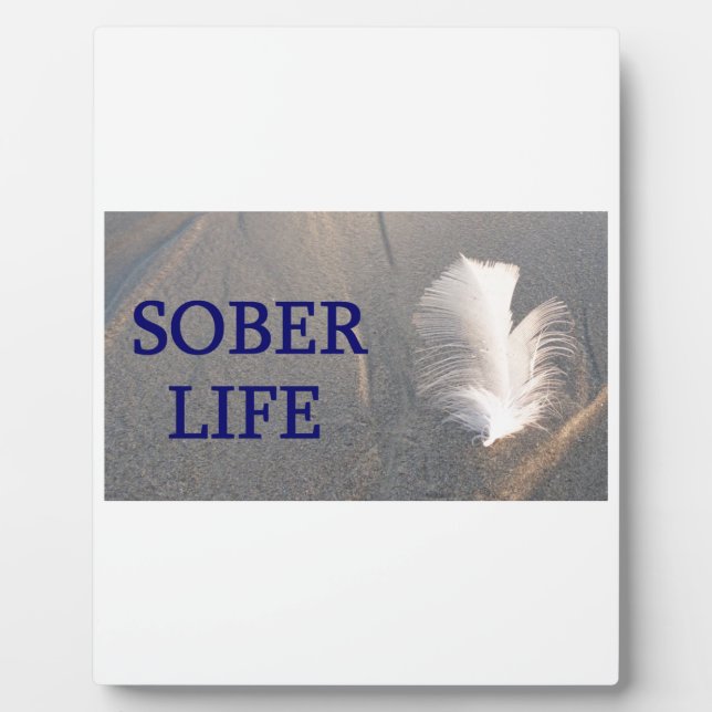 Sober life Plume Plaque (Front)