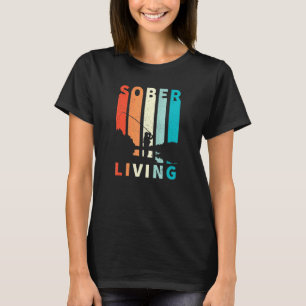 Sober Living Fisherman Recovery Anniversary For Ad T-Shirt