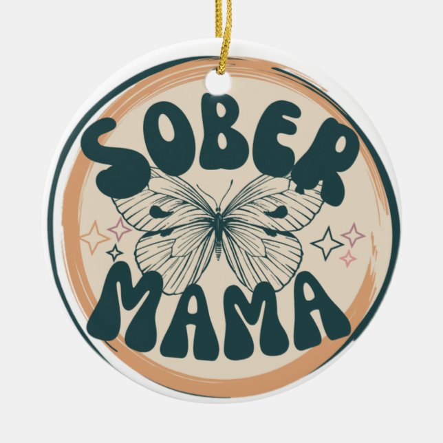 Sober mum ornaments (Front)