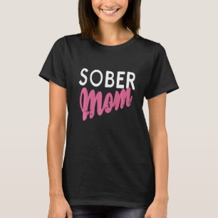 Sober Mum Retro Sobriety Designs Present Premium T-Shirt