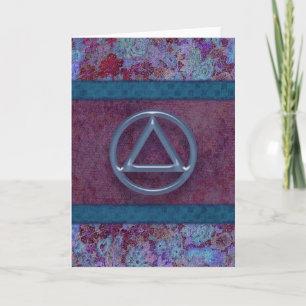 Sober Recovery Anniversary Congratulations Card