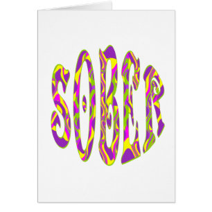 SOBER  Retro 60’s Art Psychedelic