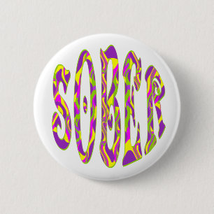 SOBER  Retro 60’s Art Psychedelic 6 Cm Round Badge