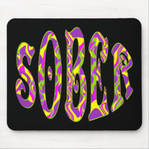 SOBER Retro 60’s Art Psychedelic Mouse Pad