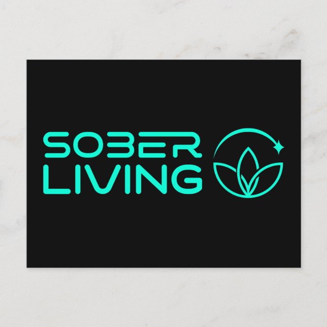 Sober & Shining – Lotus Power Postcard (Front)