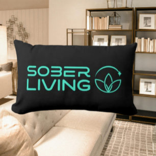 Sober & Shining – Lotus Power Throw Pillow