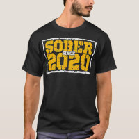 Sober Since 2020 Vintage 1 Year Sobriety Annivers