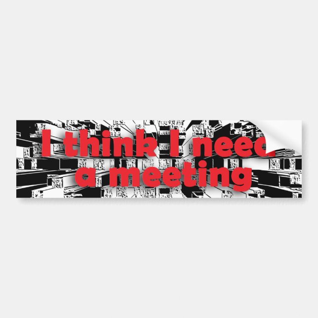 Sober Sobriety Recovery Bumper Sticker (Front)
