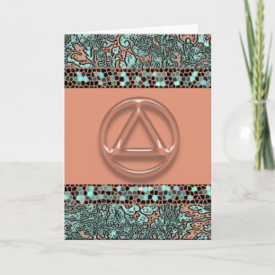 Sober Sobriety Recovery Greeting Card