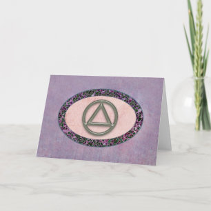 Sober Sobriety Recovery Greeting Card