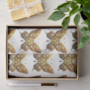 Sober Symbol Butterfly Unity Service Recovery Tissue Paper