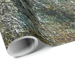 Sobras de tinta spray da cabine de pintura wrapping paper