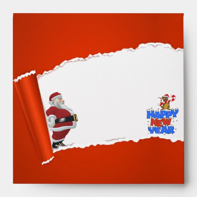 Sobre para año nuevo lindo envelope (Front)
