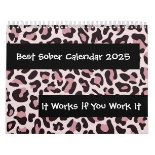 Sobriety 12 Steps Clean & Sober 2025 Calendar