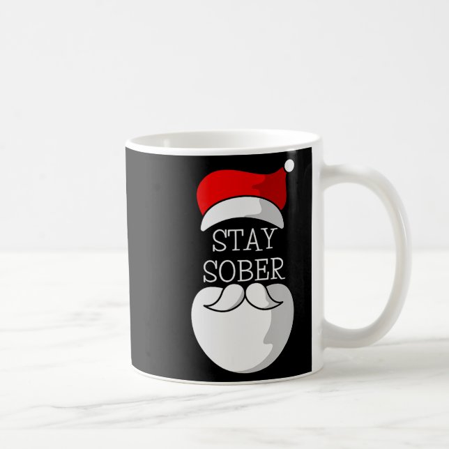 Sobriety Celebration Soberversary Christmas Stay S Coffee Mug (Right)