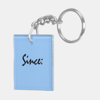 Sobriety Date Key Tag Ring
