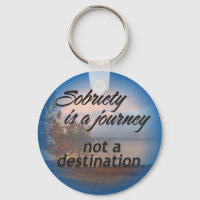 sobriety is a journey keychain 15