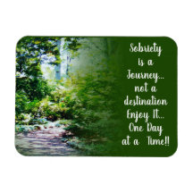 Sobriety is a Journey magnet