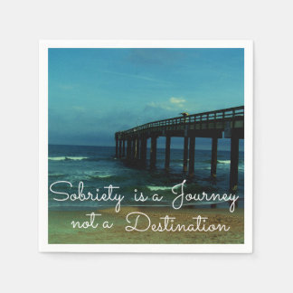 Sobriety is a Journey Napkin