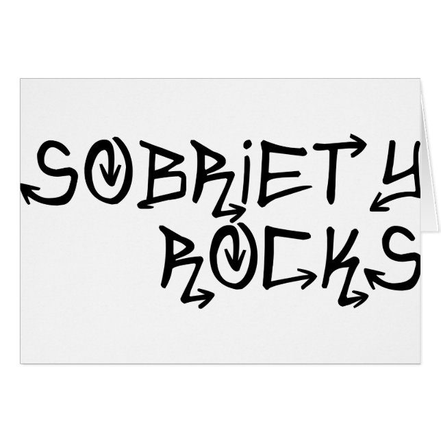 Sobriety Rocks (Front Horizontal)