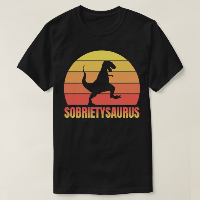 Sobriety TRe  Alcoholics Anonymous AA Sober AF Pul T-Shirt (Design Front)