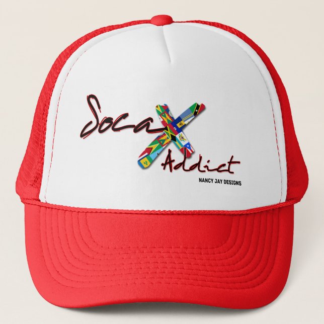 Soca Addict Mesh Hat (Front)