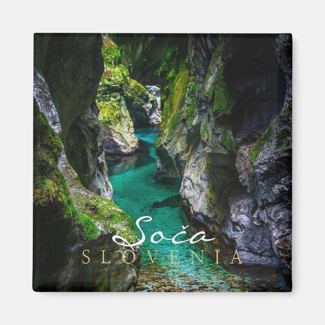 Soca gorge in Slovenia Magnet (Front)