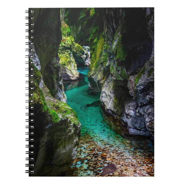 Soca gorge in Slovenia Notebook (Front)