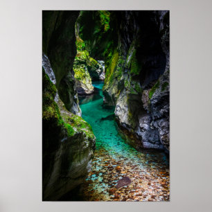 Soca gorge in Slovenia Poster
