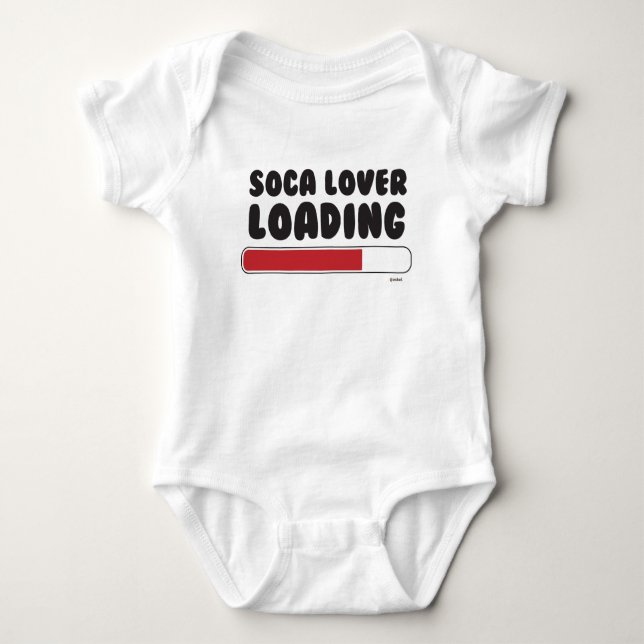 Soca Lover Loading Baby Bodysuit (Front)