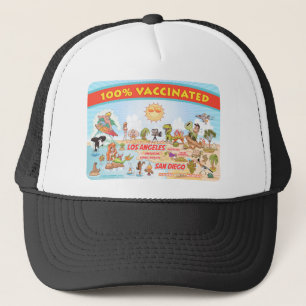 SoCal 100% Vaccinated Trucker Hat