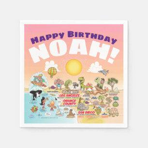 SoCal Custom Birthday Napkins
