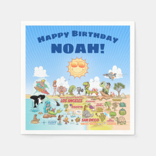 SoCal Custom Birthday Napkins