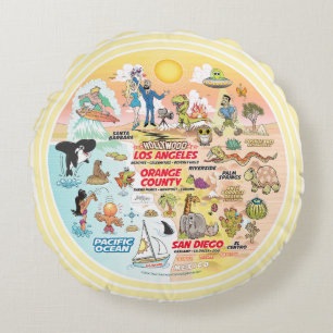 SoCal Dream Round Cushion