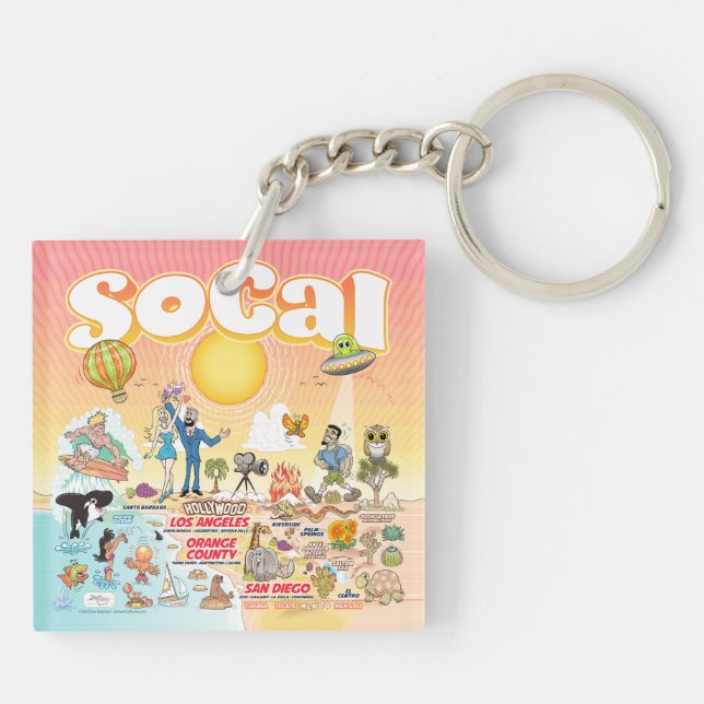 SoCal Key Ring (Back)
