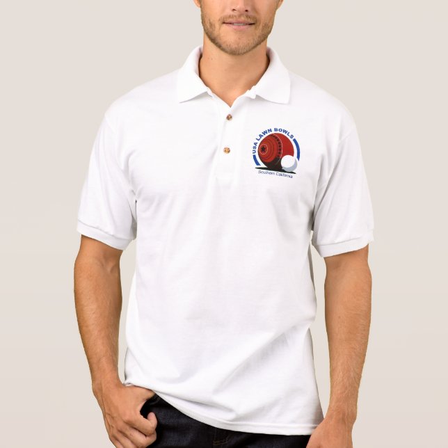 SoCal Lawn Bowls Polo Shirt (Front)