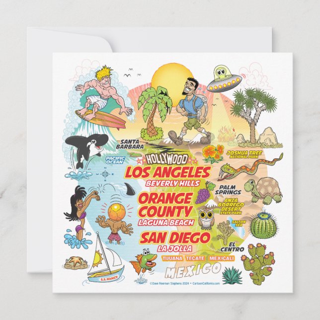 SoCal Paradise Invitation (Front)