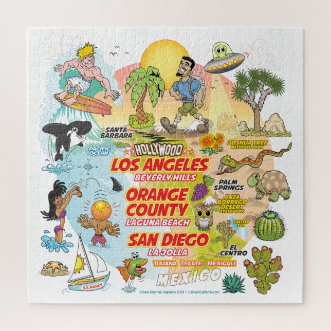 SoCal Paradise Jigsaw Puzzle (Vertical)