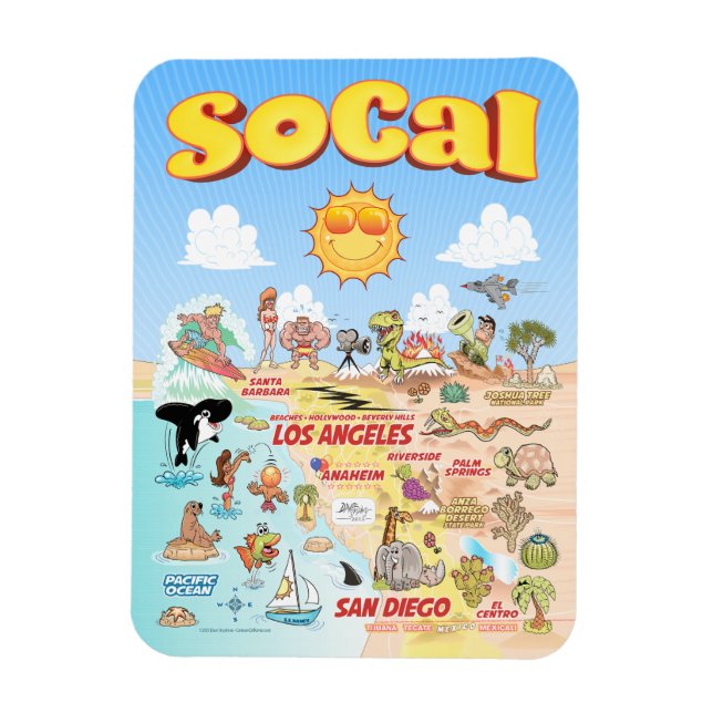 SoCal Paradise Magnet (Vertical)