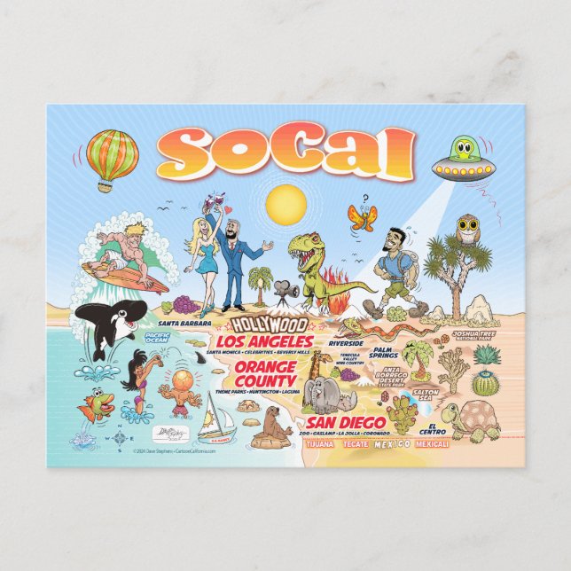 SoCal Paradise Postcard (Front)