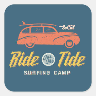 Socal Ride For The Tide Square Sticker