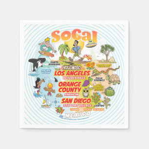 SoCal Seaport Napkin
