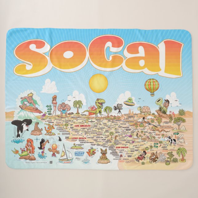 SoCal Sherpa Blanket (Front (Horizontal))